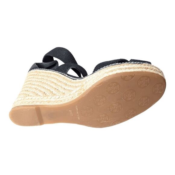 TORY BURCH Adonis Wedge Espadrilles Size 10B - Picture 6 of 7